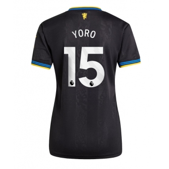 Billige Fotballdrakt Manchester United Leny Yoro #15 Replika Tredjedrakt Dame 2025-26 Kortermet